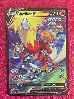 Pokemon Blaziken V TG14/TG30 SWSH12: Silver Tempest Trainer Gallery Near Mint NM - Image 2