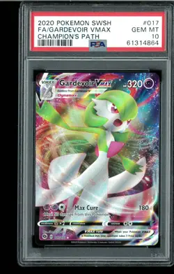 PSA 10 Gardevoir VMAX - 017/073 - Champion's Path Graded Pokemon - Image 1
