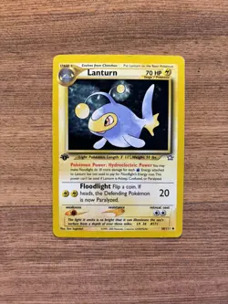 Pokemon Neo Genesis 38/111 Lanturn 1st Edition LP - Image 1
