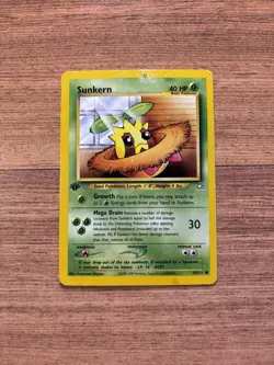 Sunkern 078/111 Neo Genesis 1st Edition Regular Common Pokemon Light Play+ - Image 1