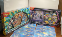 Pokemon Cynthia's Garchomp ex Premium And Masks of Ogerpon Box Factory Sealed - Image 1