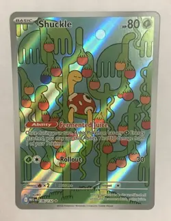 2025 Shuckle Mega Evolution 136/132 Special Illustration Pokemon TCG (NM-MT+) - Image 1