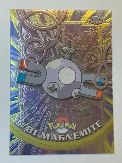 2000 Topps Chrome Pokemon Series 2 #81 Magnemite (B) FREE COMBINED SHIPPING - Image 1