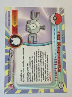2000 Topps Chrome Pokemon Series 2 #81 Magnemite (B) FREE COMBINED SHIPPING - Image 2