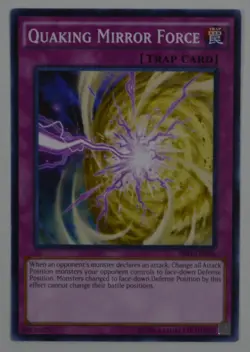 YuGiOh! Quaking Mirror Force SR04-EN036 - Image 1