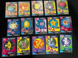 PokeTrivia Burger King 1999 15 Card A lot Charmander/Pikachu - Image 2