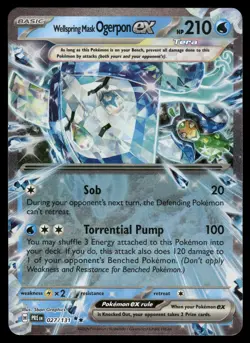 Wellspring Mask Ogerpon ex SV: Prismatic Evolutions 027/131 Pokemon Card - Image 1