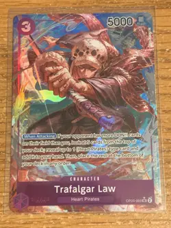 Trafalgar Law SR Alt Art OP05-069 One Piece Card Game: Awakening of the New Era - Image 1