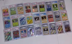 Pokemon Graded Card LOT OF 27 Slabs CGC & PSA 10 9 8 Cards Mixed - Image 1