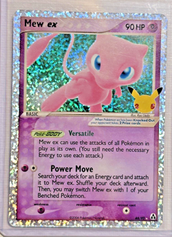 Mew EX 88/92 Celebrations: Classic Collection Holo Pokemon TCG 2022 Rare Card - Image 1