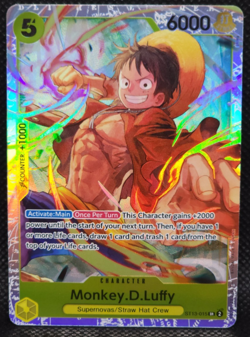 Monkey D Luffy The Three Brothers ST13-015 One Piece Card Game Foil English - Image 1