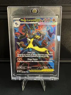 160/132 Mega Lucario Full Art Mega Evolutions Pokemon Card - Image 1