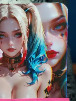 1/1 Only 1 Made Harley Quinn F/N NSFW Spicy Topless Lonestar Customs Waifu Card - Image 3
