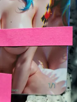 1/1 Only 1 Made Harley Quinn F/N NSFW Spicy Topless Lonestar Customs Waifu Card - Image 4