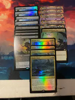 MTG Ikoria Lair of Behemoths Ghidorah King of the Cosmos Borderless x 1 + More - Image 1