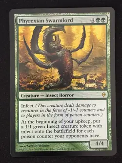 1x MTG Phyrexian Swarmlord (Foil) - New Phyrexia (NPH) #119 - Magic - Image 1