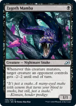 Zagoth Mamba ~ Near Mint Ikoria: Lair of Behemoths MTG Magic UltimateMTG Black C - Image 1