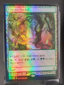 FOIL Fire-Lit Thicket Zendikar Expeditions LP x1 MTG Magic: the Gathering - Image 1
