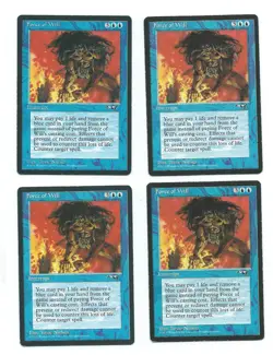 Magic MTG 1x Force of Will Alliances English www_MoxBeta_com - Image 1