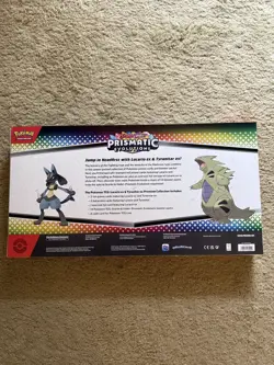 Pokemon Lucario Ex Tyranitar Ex Premium Collection Prismatic Evolution - Image 2