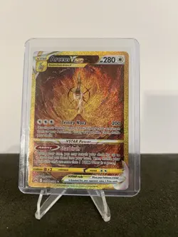 Pokemon TCG: Arceus Vstar GG70/GG70 Crown Zenith Gold Alt Art - Image 1