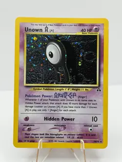 Pokemon TCG Unown a 14/75 Neo Discovery - Image 1