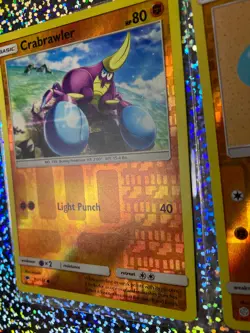 Pokemon Reverse Holo Crabrawler: Burning Shadows 73/147; Cosmic Eclipse 121/236 - Image 5