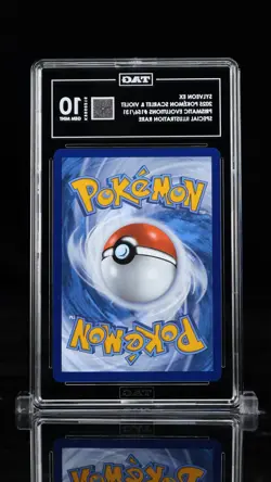 SYLVEON EX 2025 Pokemon Prismatic Evolutions SIR #156 TAG 10 Gem Mint PSA 10 U - Image 4