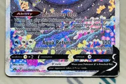 2023 Pokemon Lumineon V GG39/GG70 Crown Zenith Galarian Gallery Holo Full Art NM - Image 2