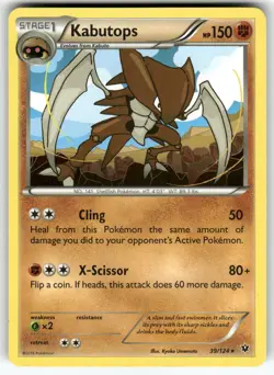 Kabutops XY - Fates Collide Rare Pokemon Near Mint or Better - Image 1