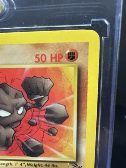 Pokemon Geodude 1st Edition Fossil 47/62 Regular 1999-2000 Wizards Base Set - Image 4