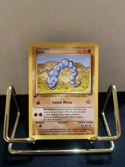 1999 Pokemon Base Set 1st Edition SPANISH Onix No. 56/102 - Image 1