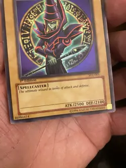 Yugioh Dark Magician SYE-001 1st Edition Heavy Play - Image 5