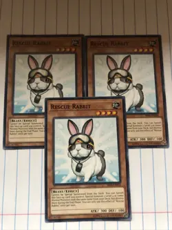 Rescue Rabbit SR04-EN020 Yu-Gi-Oh! Light Play Unlimited - Image 1