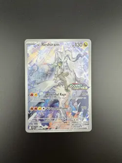 Pokemon TCG N's Reshiram Stamped Promo Holo Card 167/159 SV09 Journey Together - Image 3