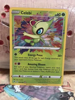Pokemon Card TCG - Celebi 009/185 Amazing Rare Vivid Voltage Near Mint - Image 1