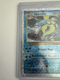 Pokemon 2002 Legendary Collection Gyarados Reverse Holo Foil Card 12/110 - Image 3