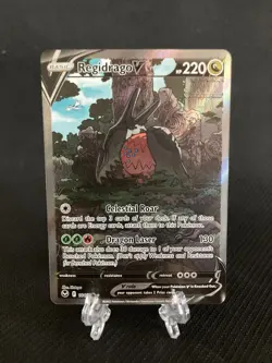 Regidrago V 184/195 Silver Tempest Alt Art Ultra Rare Holo Pokemon Card - Image 1