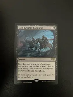 Lich-Knights' Conquest - MTG Wilds of Eldraine Regular Rare 96 - Image 1