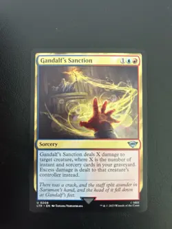 Gandalf's Sanction Universes Beyond: the Lord of the Rings Mtg 208 - Image 1