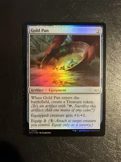 Mtg Foil Gold Pan # 242 Outlaws Of Thunder Junction, Foil Common - Image 1