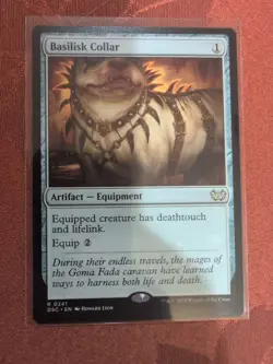 Basilisk Collar Commander: Duskmourn: House of Horror Regular - Image 1