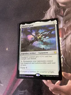 MtG Shadowspear - NM Foil - Theros Beyond Death - Image 1