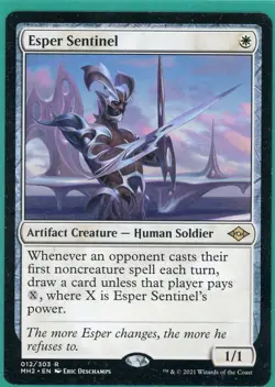 Magic The Gathering Esper Sentinel Modern Horizons 2 Regular - Image 1