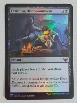 Crushing Disappointment #68 Strixhaven: School of Mages Foil - Image 1