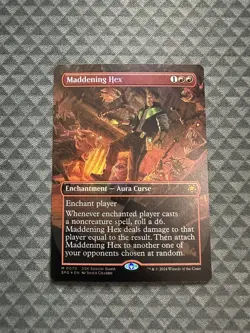 MTG Maddening Hex #0070 Foil Borderless Mythic DSK Special Guests (SPG) - Image 1