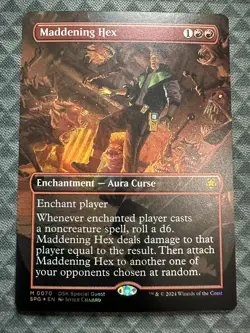 MTG Maddening Hex #0070 Foil Borderless Mythic DSK Special Guests (SPG) - Image 2