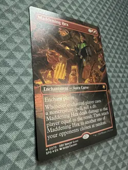 MTG Maddening Hex #0070 Foil Borderless Mythic DSK Special Guests (SPG) - Image 3