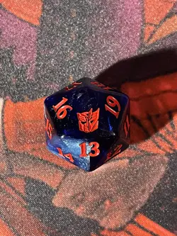 MTG: The Brothers War Bundle Transformers D20 sided Dice Die Autobot Decepticon - Image 1