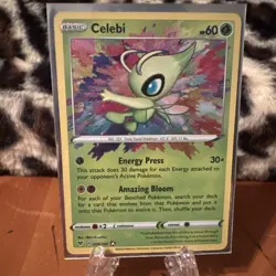 Pokemon TCG: Celebi 009/185 (Vivid Voltage) Amazing Rare - Near Mint - Image 1
